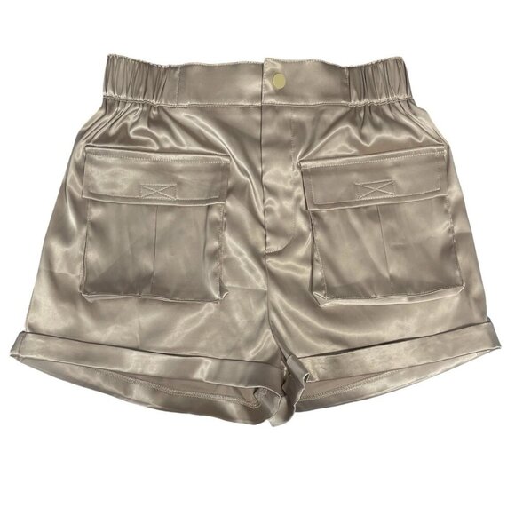 Tic Toc Womens Shorts Size Small High Rise Front Pockets Snap Button Closure - Picture 1 of 5